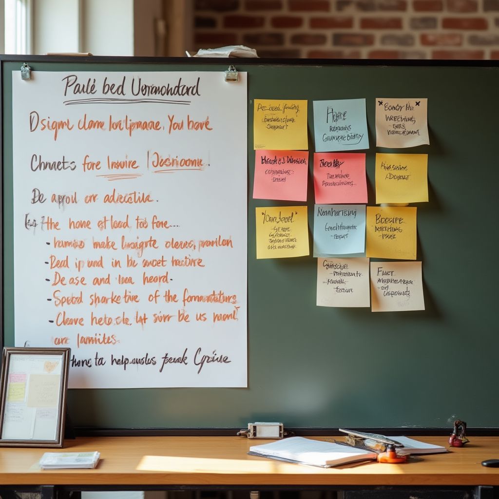 Equipo en sesión de planificación estratégica