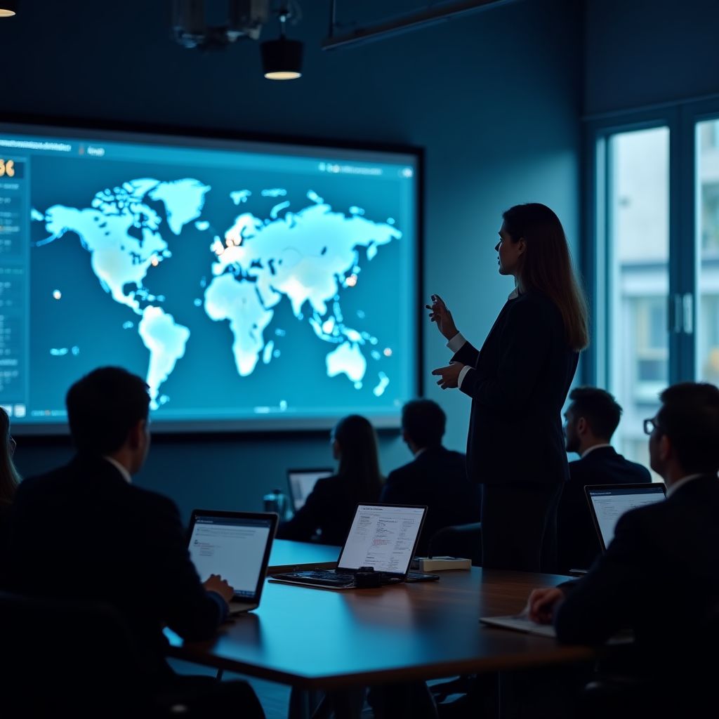 Presentación a clientes corporativos